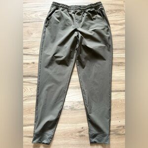 FLX Women’s Joggers Stretch Medium Activewear Green Hiking Outdoor Pull‎ On